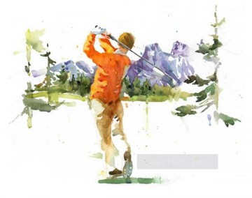 golf 12 impresionista Pinturas al óleo